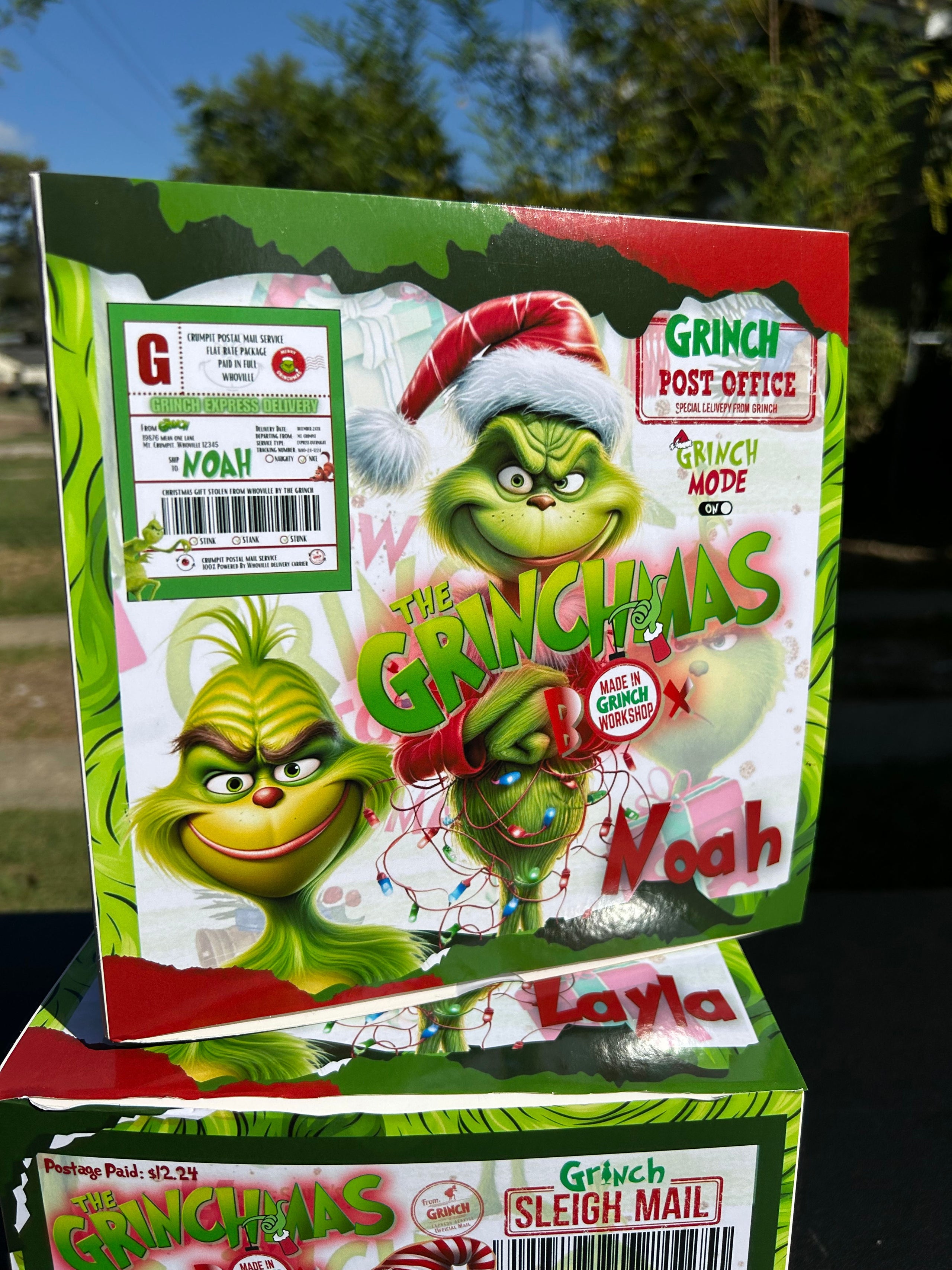 Grinch Christmas Eve Box - Oh My Creative